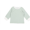 The Muffin Lullaby Top with Long Sleeves, Muffin Green - Pajamas - 1 - thumbnail