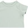 The Muffin Lullaby Top with Short Sleeves, Muffin Green - Pajamas - 2