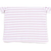 The Muffin Lullaby Top with Short Sleeves, Pink Stripes - Pajamas - 3