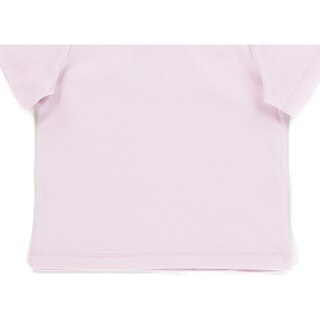 The Muffin Lullaby Top with Short Sleeves, Muffin Pink - Pajamas - 3