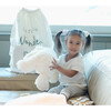 The Muffin Lullaby Top with Short Sleeves, Pink Stripes - Pajamas - 4