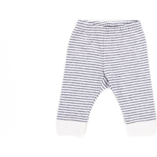 The Muffin Lullaby Bottom in Long, Heather Grey Stripe