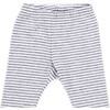 The Muffin Lullaby Bottom in Long, Heather Grey Stripe - Pajamas - 2