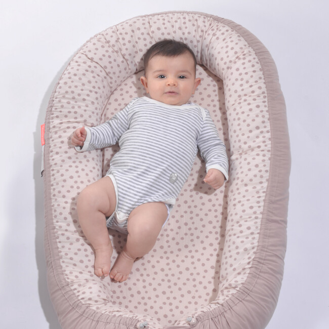 The Muffin Onesie Set with Long Sleeves, Heather Grey Stripe - Onesies - 6
