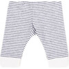 The Muffin Lullaby Bottom in Long, Heather Grey Stripe - Pajamas - 3