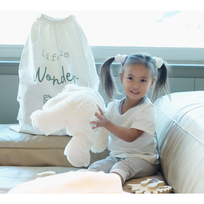 The Muffin Lullaby Top with Short Sleeves, Muffin Green - Pajamas - 4
