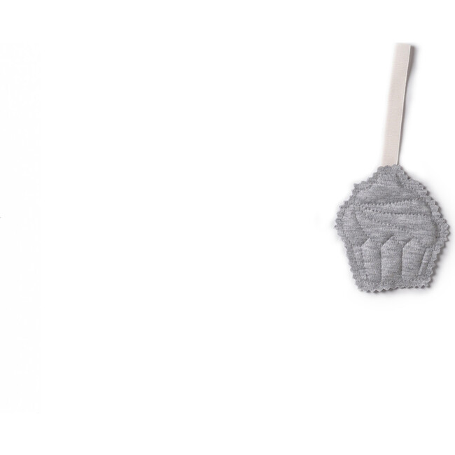 The Muffin Key Chain, Heather Grey - Accents - 1