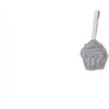 The Muffin Key Chain, Heather Grey - Accents - 1 - thumbnail