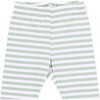 The Muffin Lullaby Bottom in Long, Green Stripes - Pajamas - 2 - thumbnail