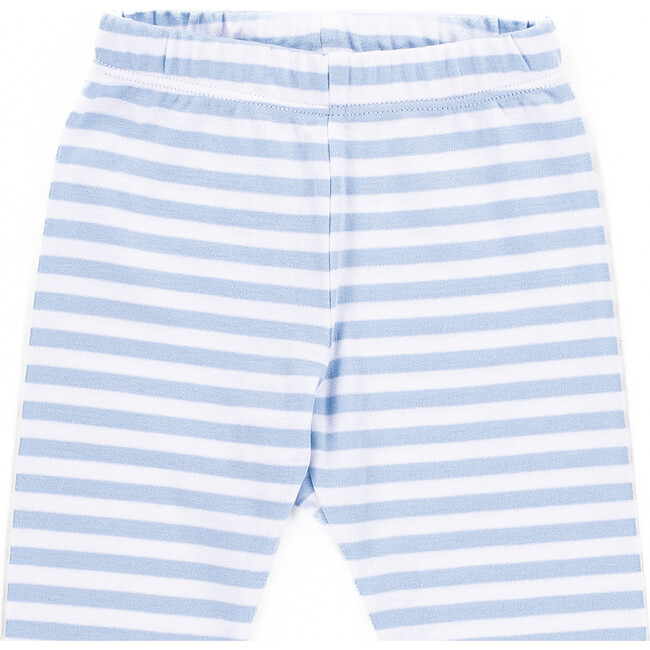 The Muffin Lullaby Bottom in Long, Blue Stripes - Pajamas - 2