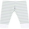 The Muffin Lullaby Bottom in Long, Green Stripes - Pajamas - 3