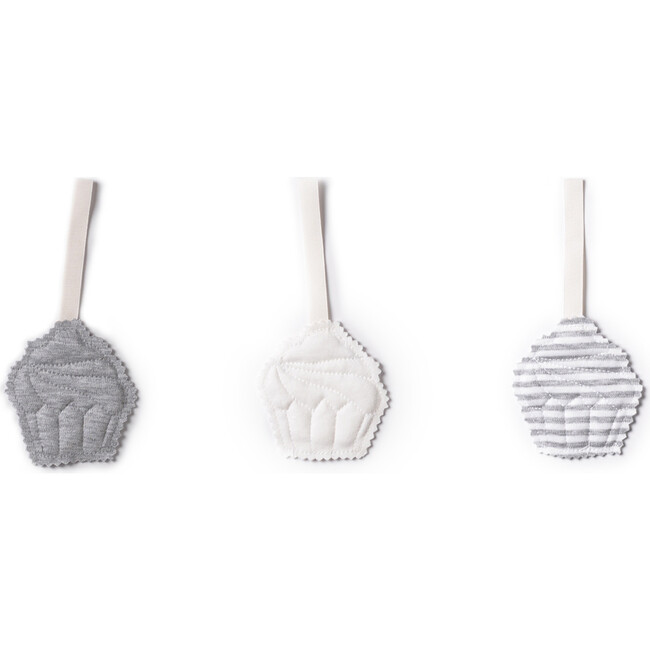 The Muffin Key Chain, Heather Grey - Accents - 3