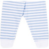 The Muffin Lullaby Bottom in Long, Blue Stripes - Pajamas - 3 - thumbnail