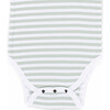 The Muffin Onesie with Short Sleeves, Green Stripes - Onesies - 3 - thumbnail