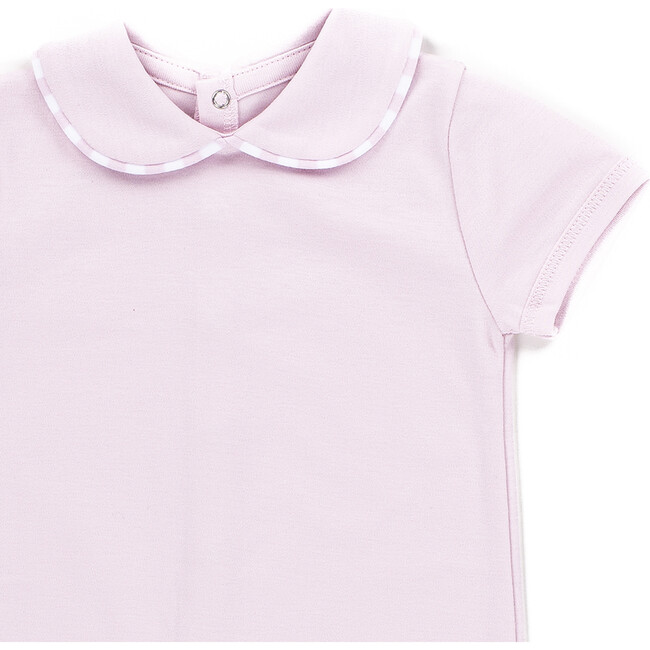 The Muffin Collar Playsuit with Short Sleeves, Muffin Pink - Rompers - 2