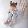 The Muffin First Steps Shoes, Heather Grey Stripe - Other Accessories - 5 - thumbnail