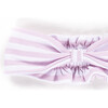 The Muffin Bow Headband, Pink Stripes - Hair Accessories - 2