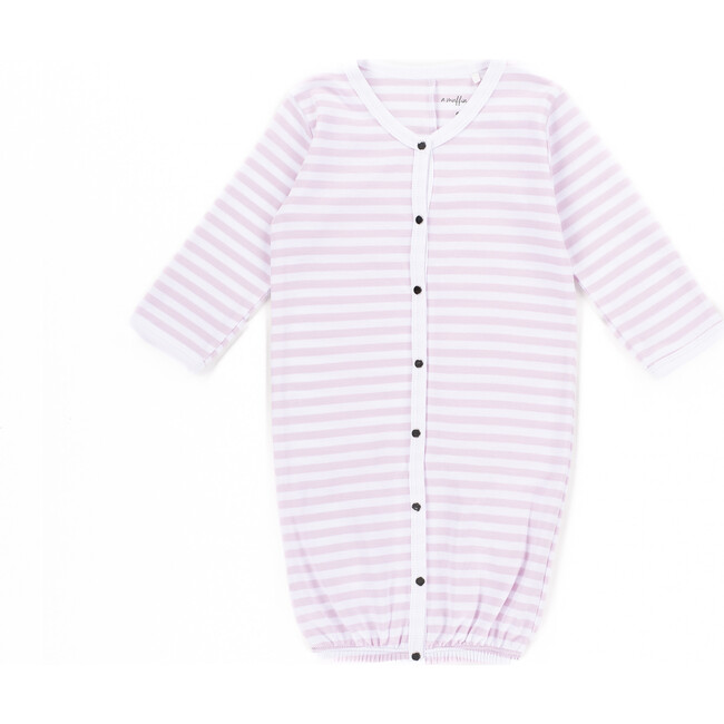 The Muffin Angel Suit, Pink Stripes - Nightgowns - 1