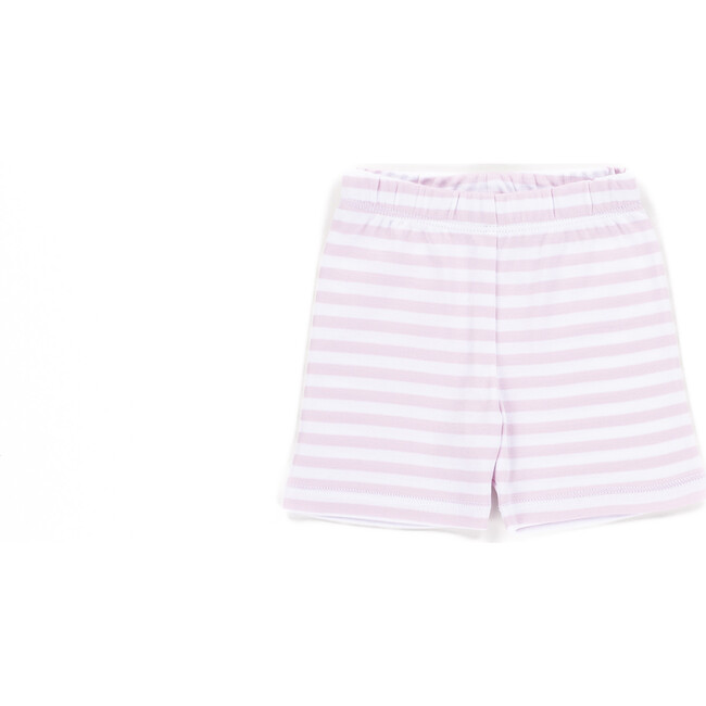 The Muffin Lullaby Bottom in Short, Pink Stripes - Pajamas - 1