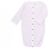 The Muffin Angel Suit, Pink Stripes - Nightgowns - 2
