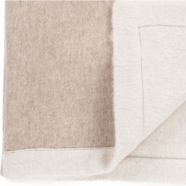 The Muffin Baby Alpaca Blanket, Beige - Blankets - 2