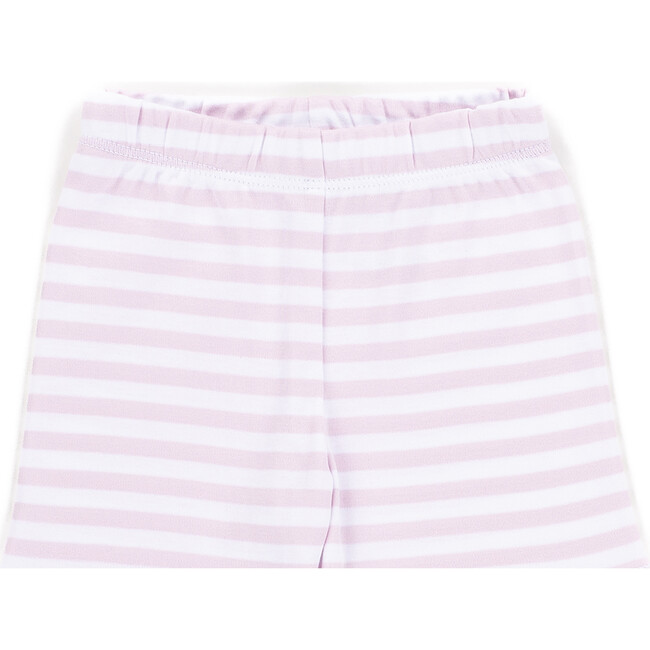 The Muffin Lullaby Bottom in Short, Pink Stripes - Pajamas - 2