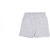 The Muffin Lullaby Bottom in Short, Heather Grey Stripe - Pajamas - 1 - thumbnail