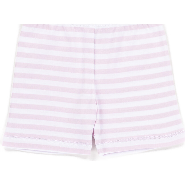 The Muffin Lullaby Bottom in Short, Pink Stripes - Pajamas - 3