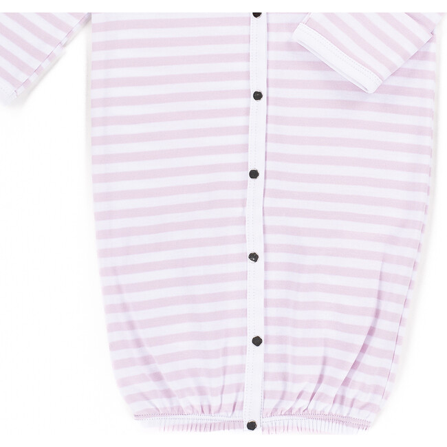 The Muffin Angel Suit, Pink Stripes - Nightgowns - 4