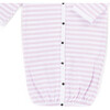 The Muffin Angel Suit, Pink Stripes - Nightgowns - 4