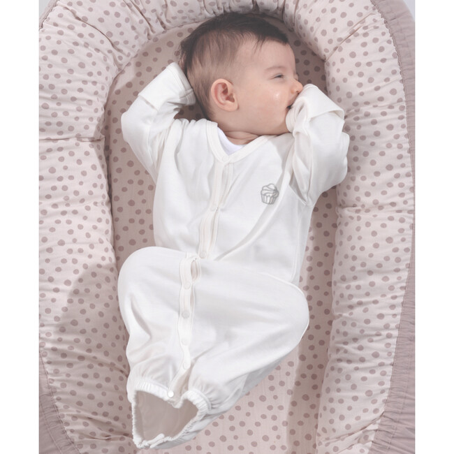 The Muffin Angel Suit, Pink Stripes - Nightgowns - 5