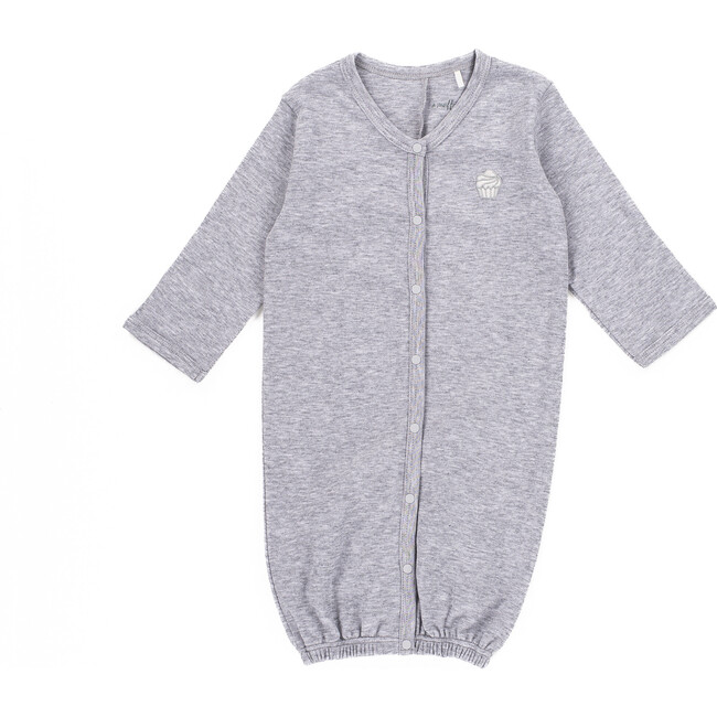 The Muffin Angel Suit, Heather Grey