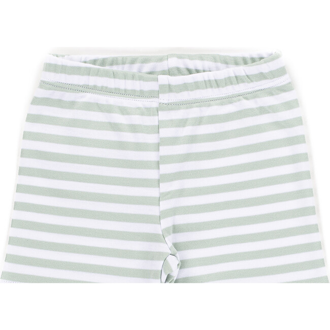 The Muffin Lullaby Bottom in Short, Green Stripes