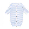 The Muffin Angel Suit, Blue Stripes - Nightgowns - 1 - thumbnail