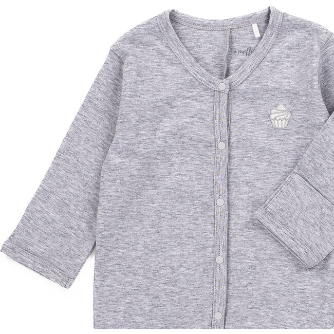 The Muffin Angel Suit, Heather Grey - Nightgowns - 3