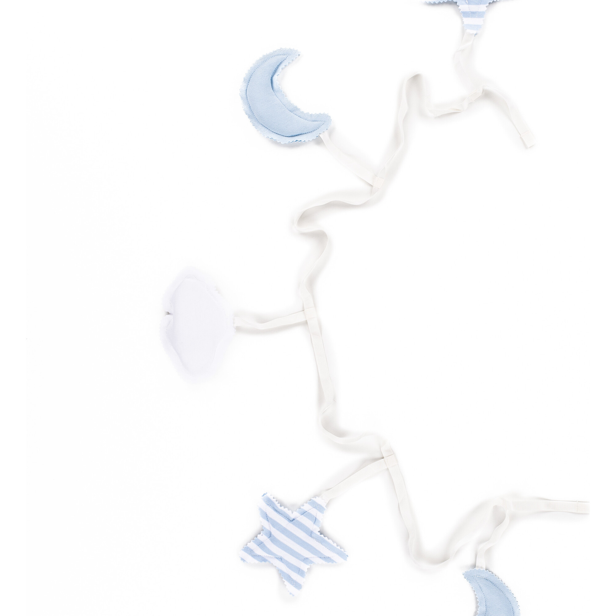 A Dreamy Night: Go Anywhere Decorations, Blue Stripes - Wall Décor - 1