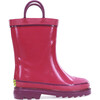 Firechief 2 Rubber Rain Boot, Pink - Rain Boots - 1 - thumbnail