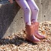 Glitter PVC Rain Boot, Rose Gold - Rain Boots - 2