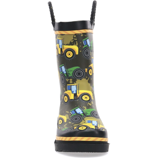 Tractor Tough Printed Rubber Rain Boot, Taupe - Rain Boots - 3