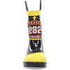 F.D.U.S.A Firechief Printed Rubber Rain Boot, Black - Rain Boots - 4