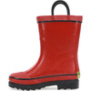 Firechief 2 Rubber Rain Boot, Red - Rain Boots - 4 - thumbnail