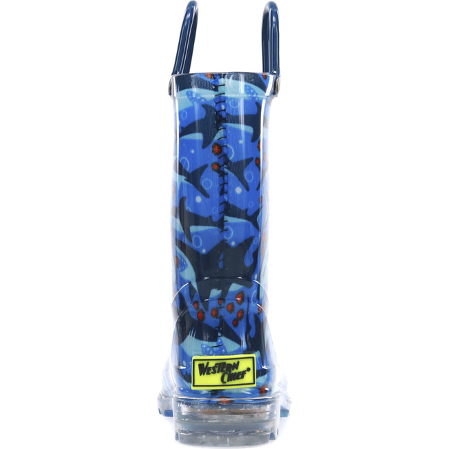 Shark Chase Lighted PVC Rain Boot, Blue - Rain Boots - 4