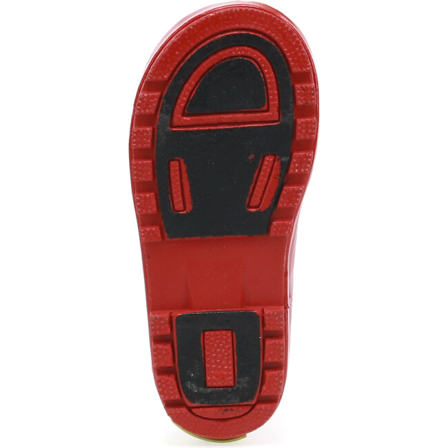 Ladybug Printed Rubber Rain Boot, Red - Rain Boots - 5