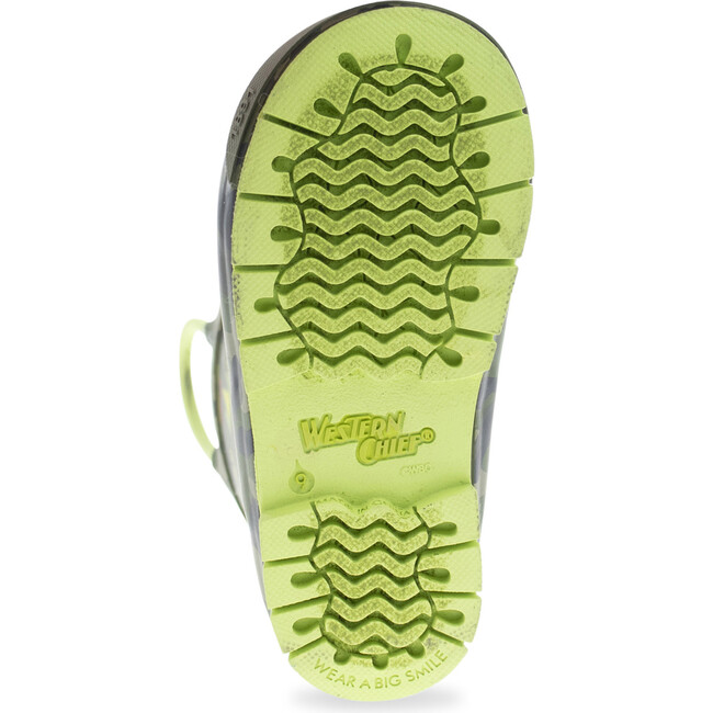 Wild Bear Printed Rubber Rain Boot, Olive - Rain Boots - 5
