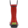Firechief 2 Rubber Rain Boot, Red - Rain Boots - 5 - thumbnail