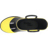 F.D.U.S.A Firechief Printed Rubber Rain Boot, Black - Rain Boots - 6