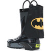 Batman Everlasting Printed Rubber Rain Boot, Black - Rain Boots - 7