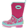 Rainbow Daze Neoprene Rubber Boot, Fuchsia - Rain Boots - 3