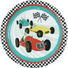 Set of 12 Vintage Race Car Plates - Party Accessories - 1 - thumbnail