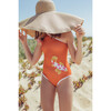 Koi Carp One Piece Swimsuit, Orange - One Pieces - 2